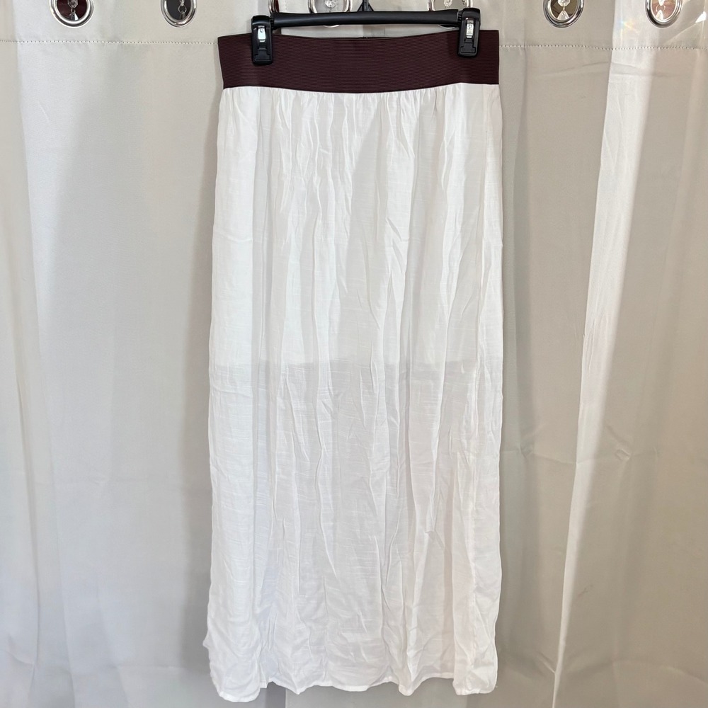 Renaissance Maxi Skirt Juniors Large Lace Inset Corset Waist Peasant Fairy 20686 - Picture 2 of 11